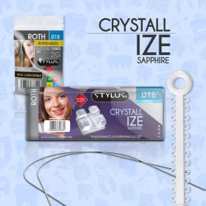 1 Set Brackets Roth Crystall Ize con Set de Tubos, Arcos de Inicio y 1 Módulo Short