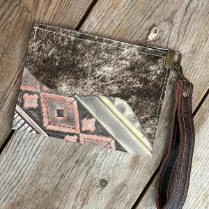 106 Make-up bag - Brindle w/ Adobe Navajo