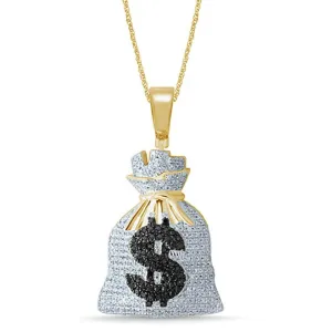 10K 0.87-1.05CT D-MONEY BAGS
