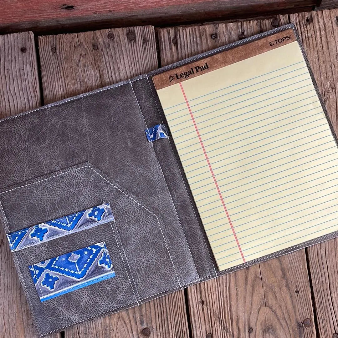 139 Large Notepad Cover - Brindle w/ Rocky Mountain Navajo