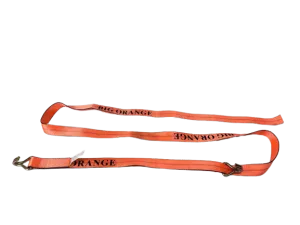 14FT Big Orange Replacement Wheel Strap  (Wire Hook)