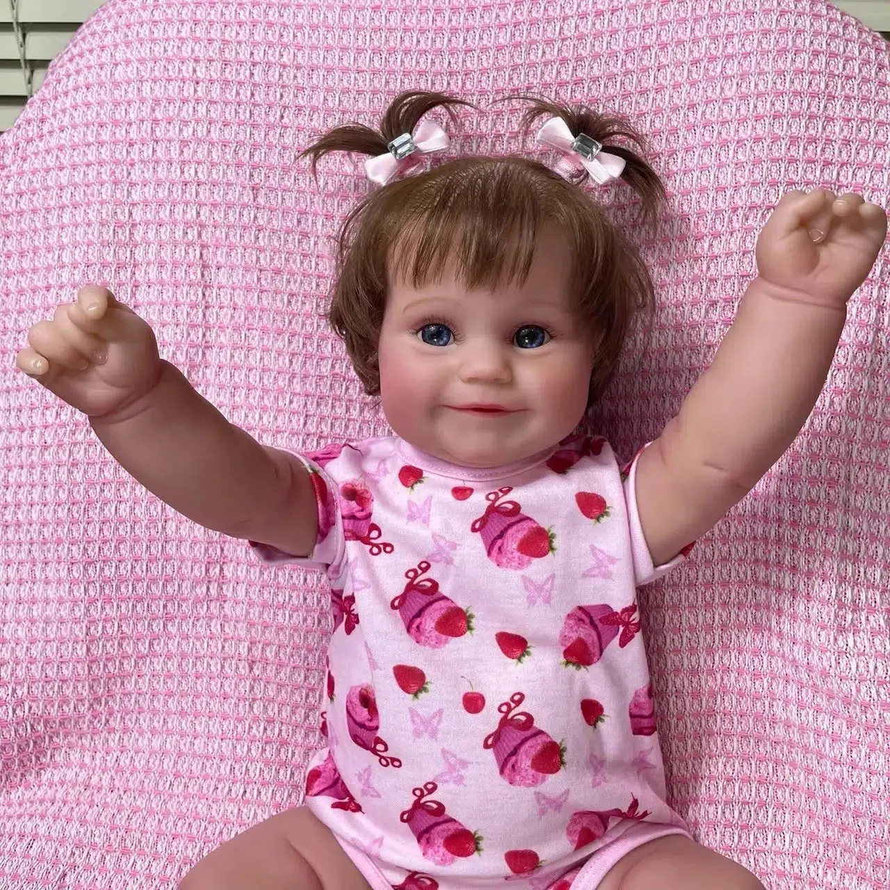 20-Inch Full Body Vinyl Waterproof Reborn Doll - Olivia