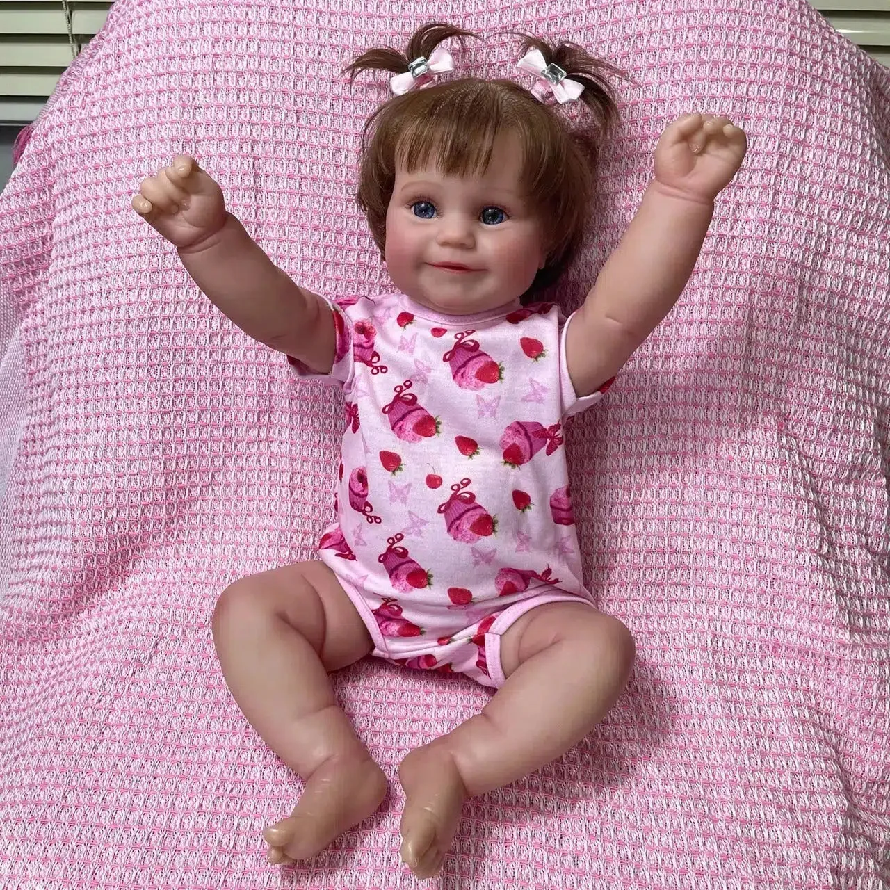20-Inch Full Body Vinyl Waterproof Reborn Doll - Olivia