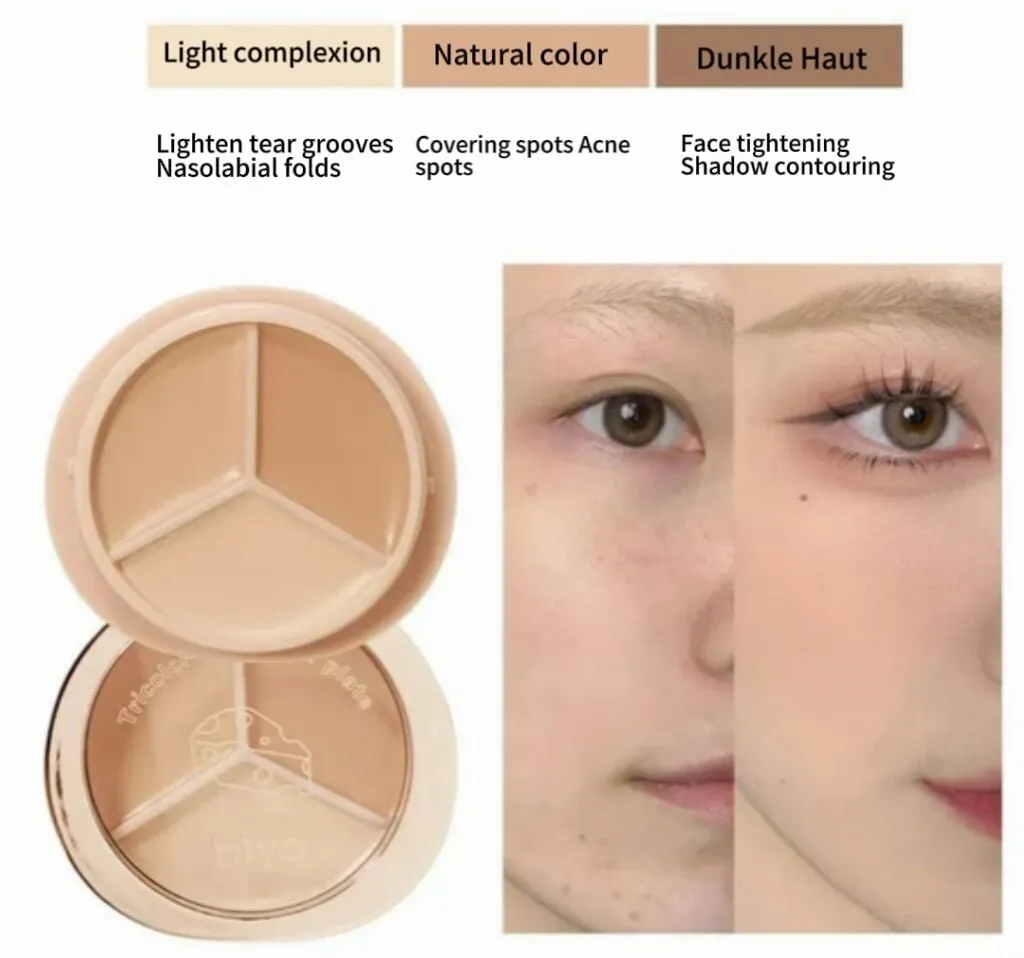 🔥2025 Hot Sale🔥3-In-1 Contouring And Brighten Concealer Palette