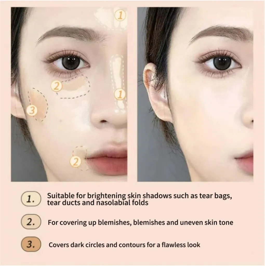 🔥2025 Hot Sale🔥3-In-1 Contouring And Brighten Concealer Palette