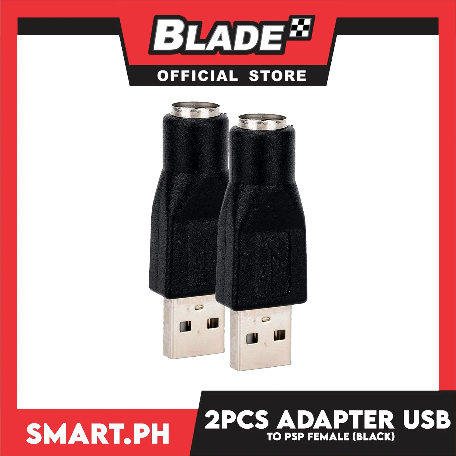 2Pcs USB Male to for PS/2 Female Adapter Converter for Keyboard Mouse with PS/2 Interface