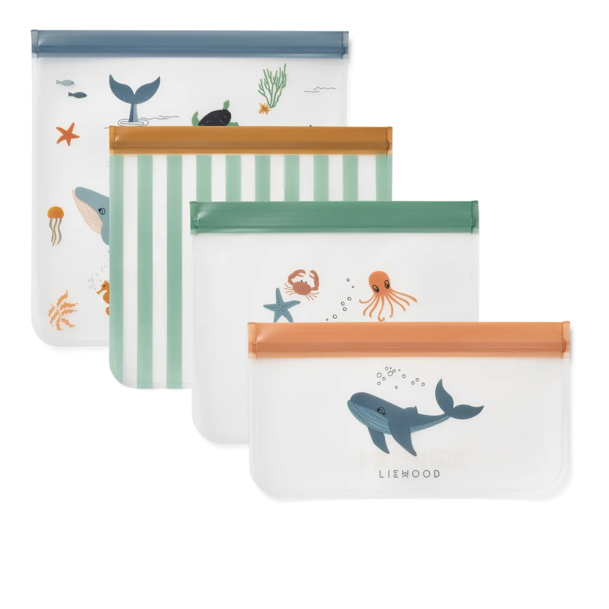 4-Pack Clive Travel Bag Sea Creature