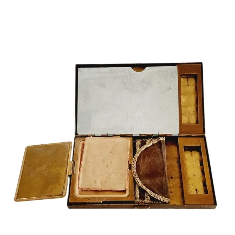 50s Mother of Pearl Compact Purse   Cigarette Case