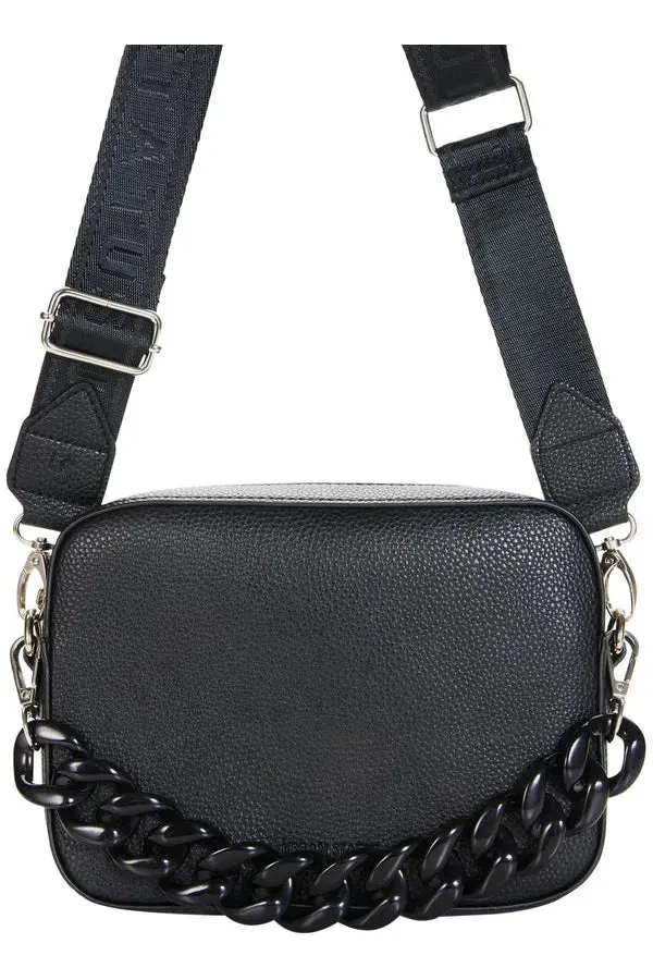 Acrylic Chunky Chain Strap Black