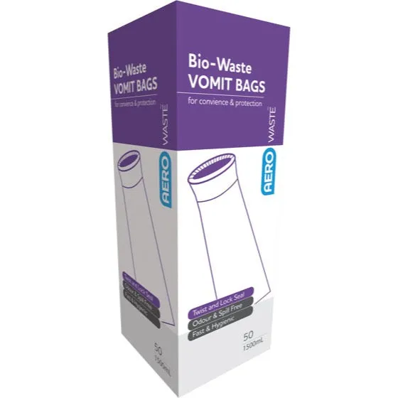 AERO WASTE VOMIT BAG 50 PIECES