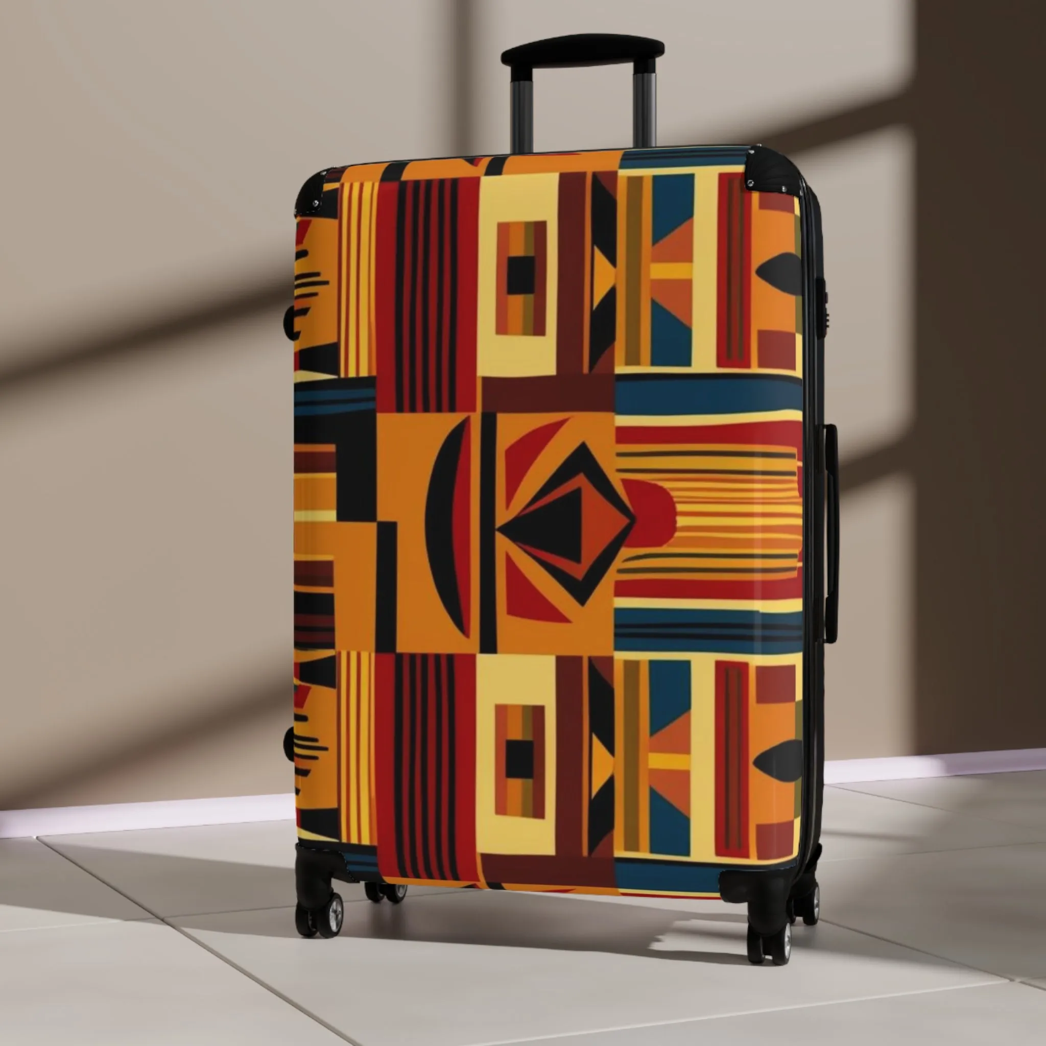 African Canvas 2 Suitcase