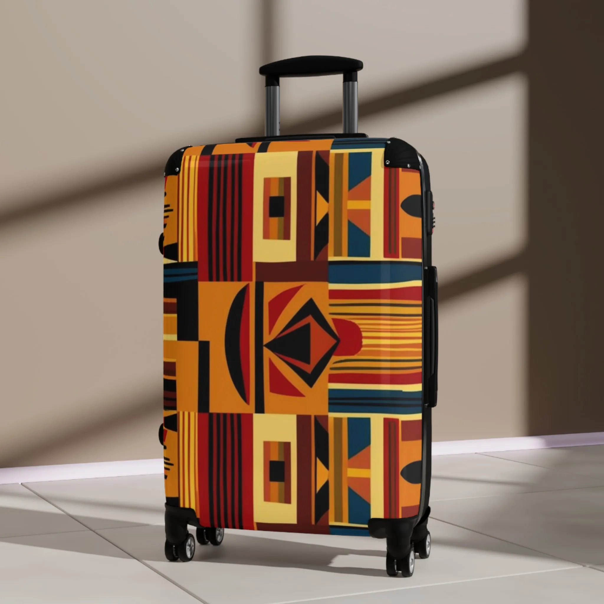 African Canvas 2 Suitcase