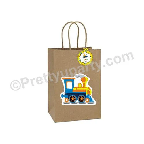 Alphabets and Train Gift Bags- Pack of 10