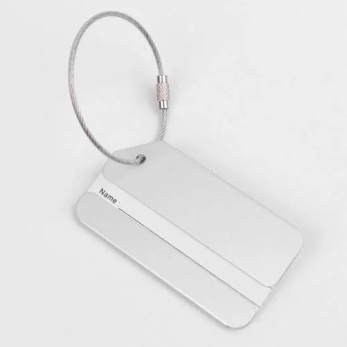 Aluminum Alloy Metal Luggage Tag