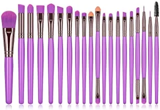 AMarkUp 20 Pcs Eye Makeup Brushes Set Premium Synthetic Cosmetic Foundation Eyeshadow Eyeliner Make Up Brush Tool