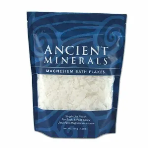 Ancient Minerals MAGNESIUM BATH FLAKES 750 Grams