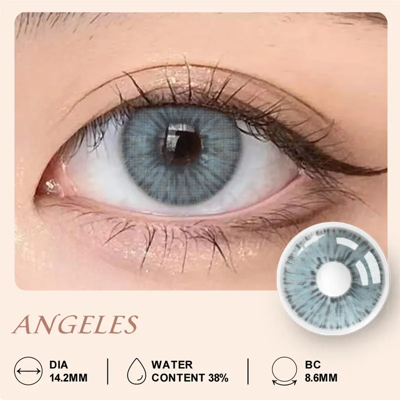 Angeles Blue Colored Contact Lenses Yearly