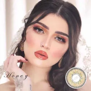 Athena Honey Colored Contact Lenses Yearly