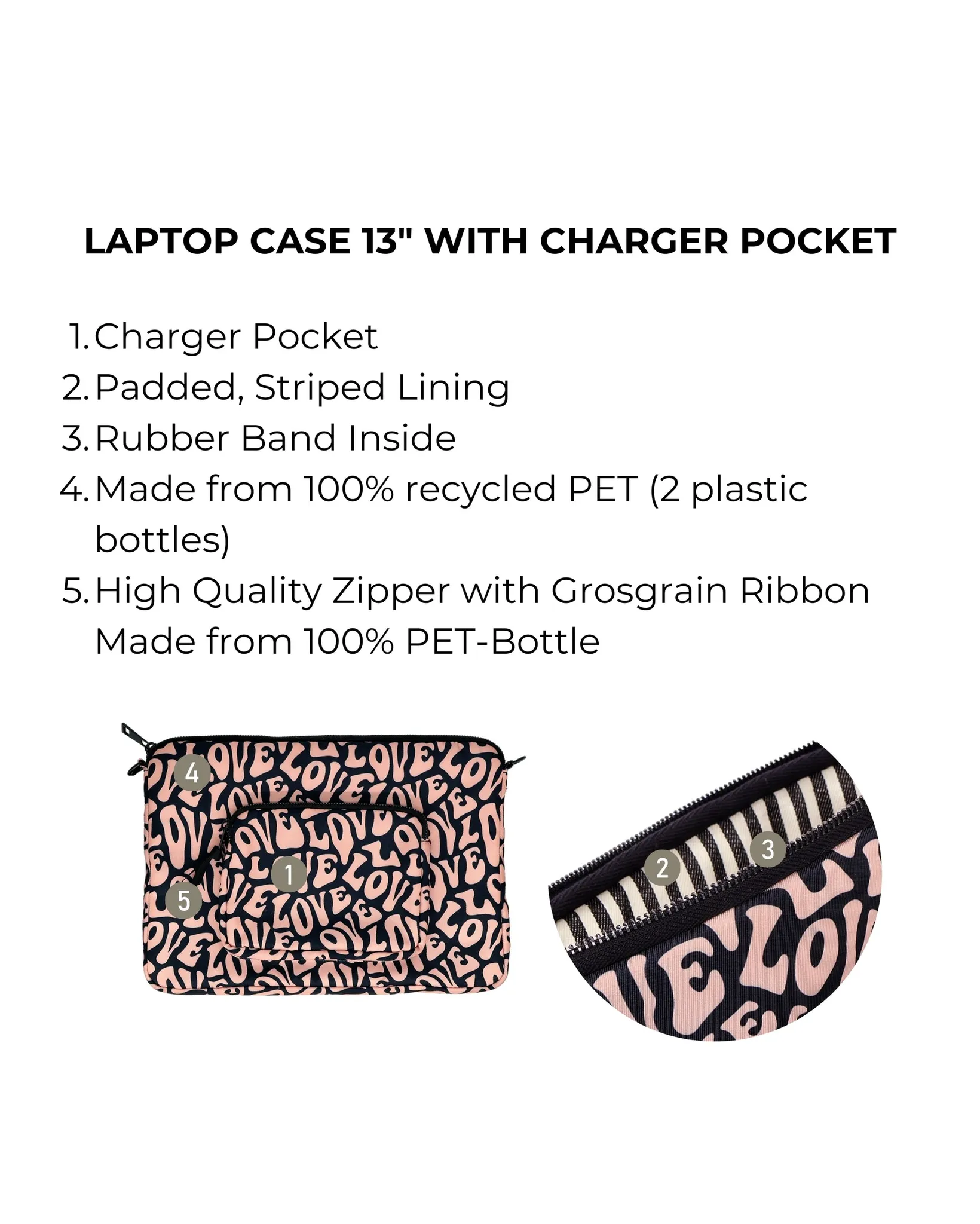 bag-all Laptop Case, Charger Pocket 13"