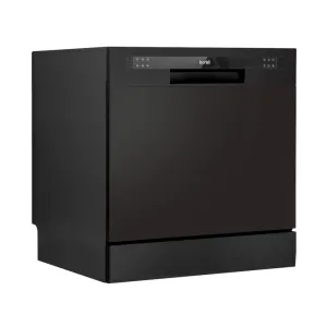 Baridi Compact Tabletop Dishwasher 8L, 8 Place Settings - Black - B