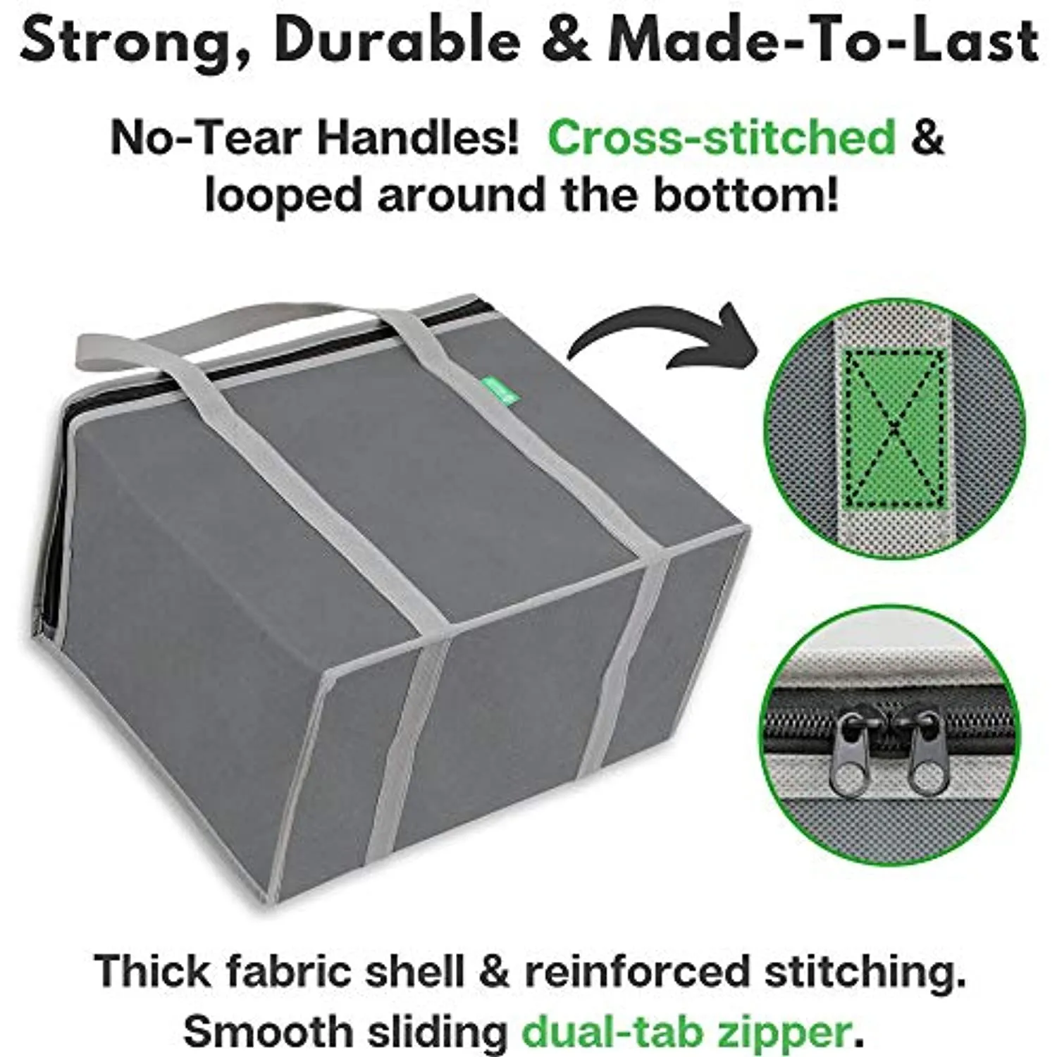 BELLEFORD  Insulated Reusable Grocery Bags (2-Pack) - Premium Quality Cooler Bags with Hard Bottom Insert - Stands Upright, Machine Washable, Sturdy Zipper - Insulated Bag for Hot or Cold, Food Delivery Bag