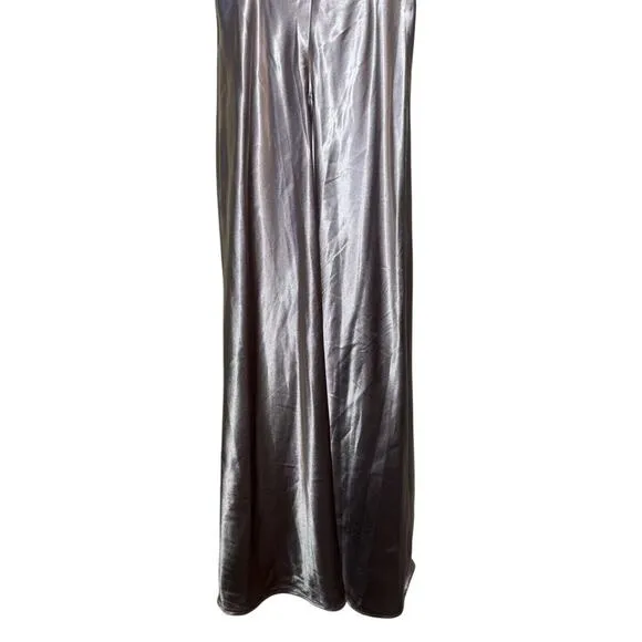Birdy Grey Neutral Champagne Mia Convertible Dress Bridesmaid Maxi Size SMALL