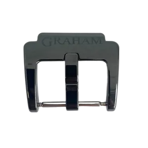 BKF202C - BLACK CERAMIC PIN BUCKLE