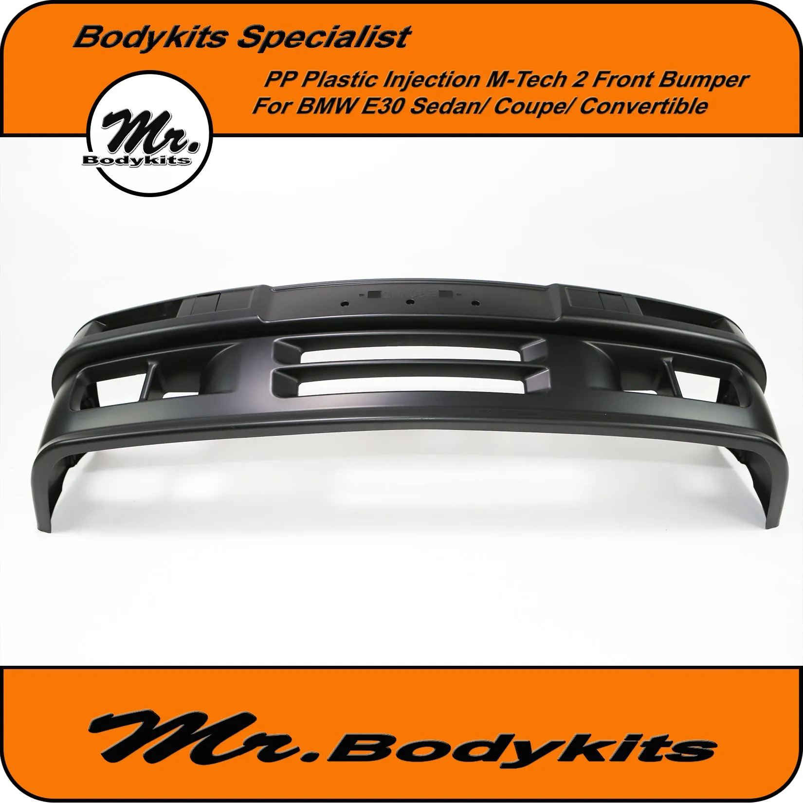 BMW E30 M-Tech 2 Style Complete Front Bumper For Sedan / Coupe / Convertible by Mr Bodykits