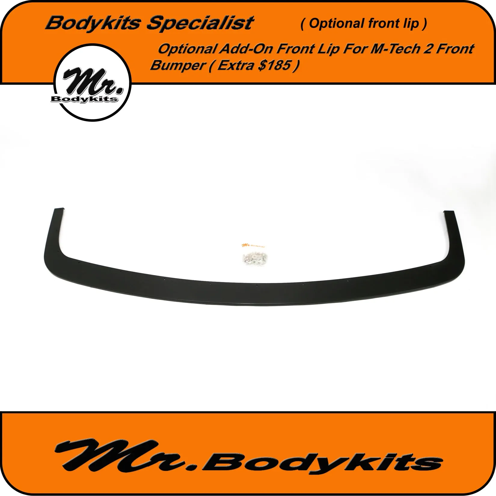 BMW E30 M-Tech 2 Style Complete Front Bumper For Sedan / Coupe / Convertible by Mr Bodykits