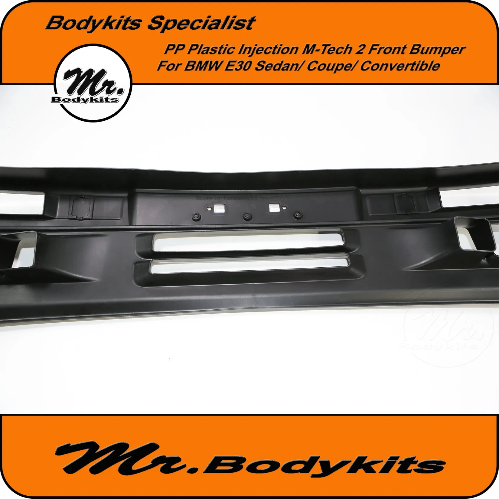 BMW E30 M-Tech 2 Style Complete Front Bumper For Sedan / Coupe / Convertible by Mr Bodykits