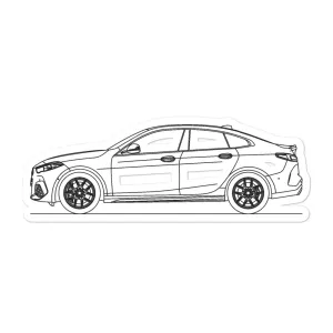BMW F44 M235i Gran Coupé Silhouette Sticker
