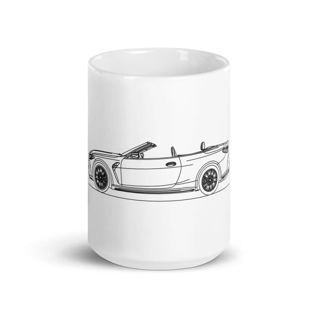 BMW G82 M4 Competition Convertible outline poster