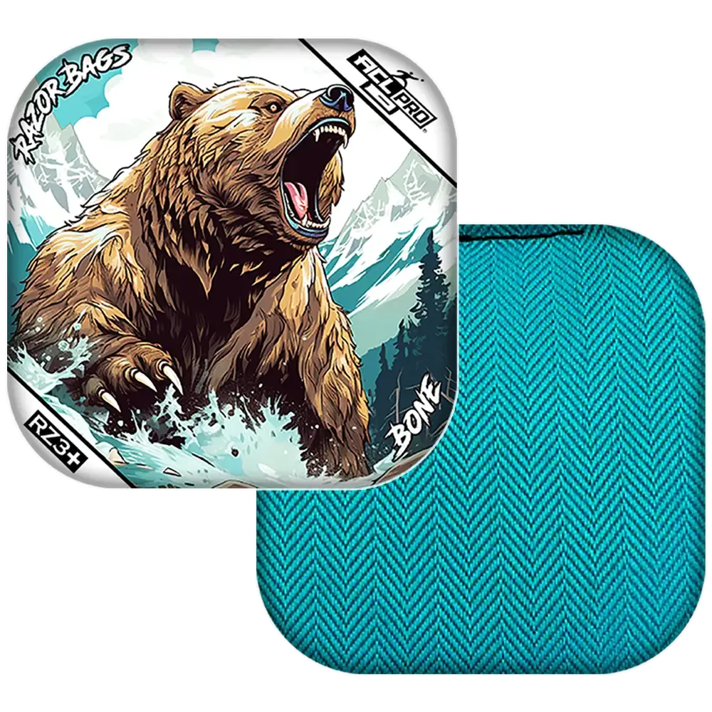 Bone | Alaskan Grizzly | ACL PRO Razor Cornhole Bags