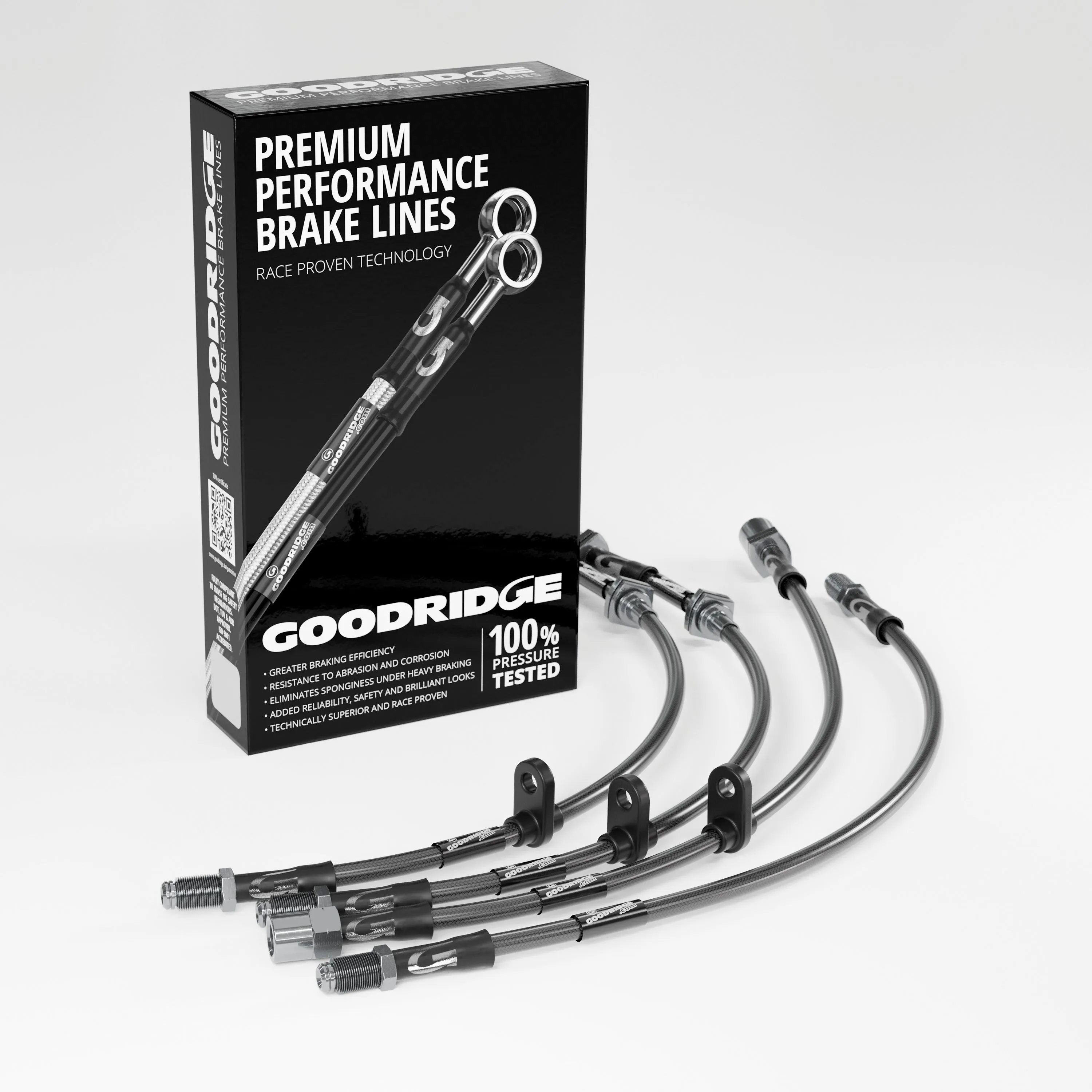BRAKE HOSE KIT FOR SAAB 9-3 CONVERTIBLE 2.0TURBO 2003-