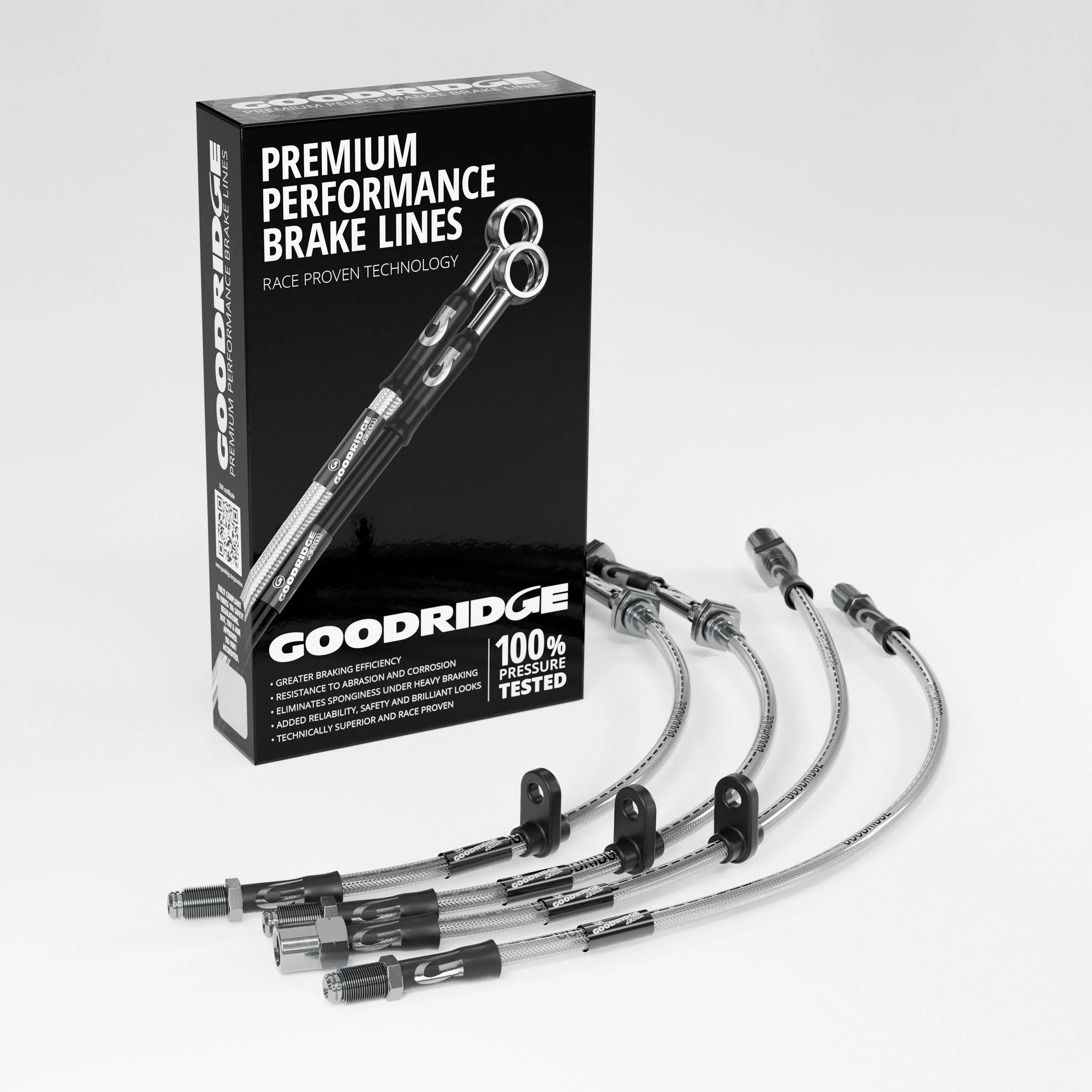 BRAKE HOSE KIT FOR SAAB 9-3 CONVERTIBLE 2.0TURBO 2003-