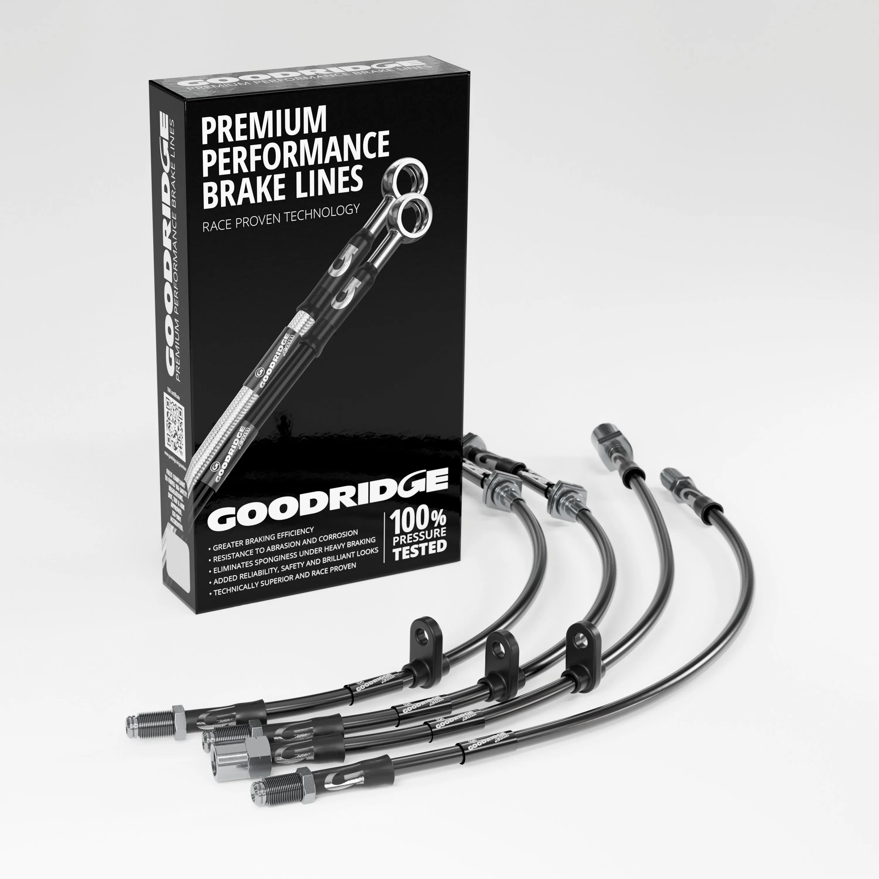 BRAKE HOSE KIT FOR SAAB 9-3 CONVERTIBLE 2.0TURBO 2003-