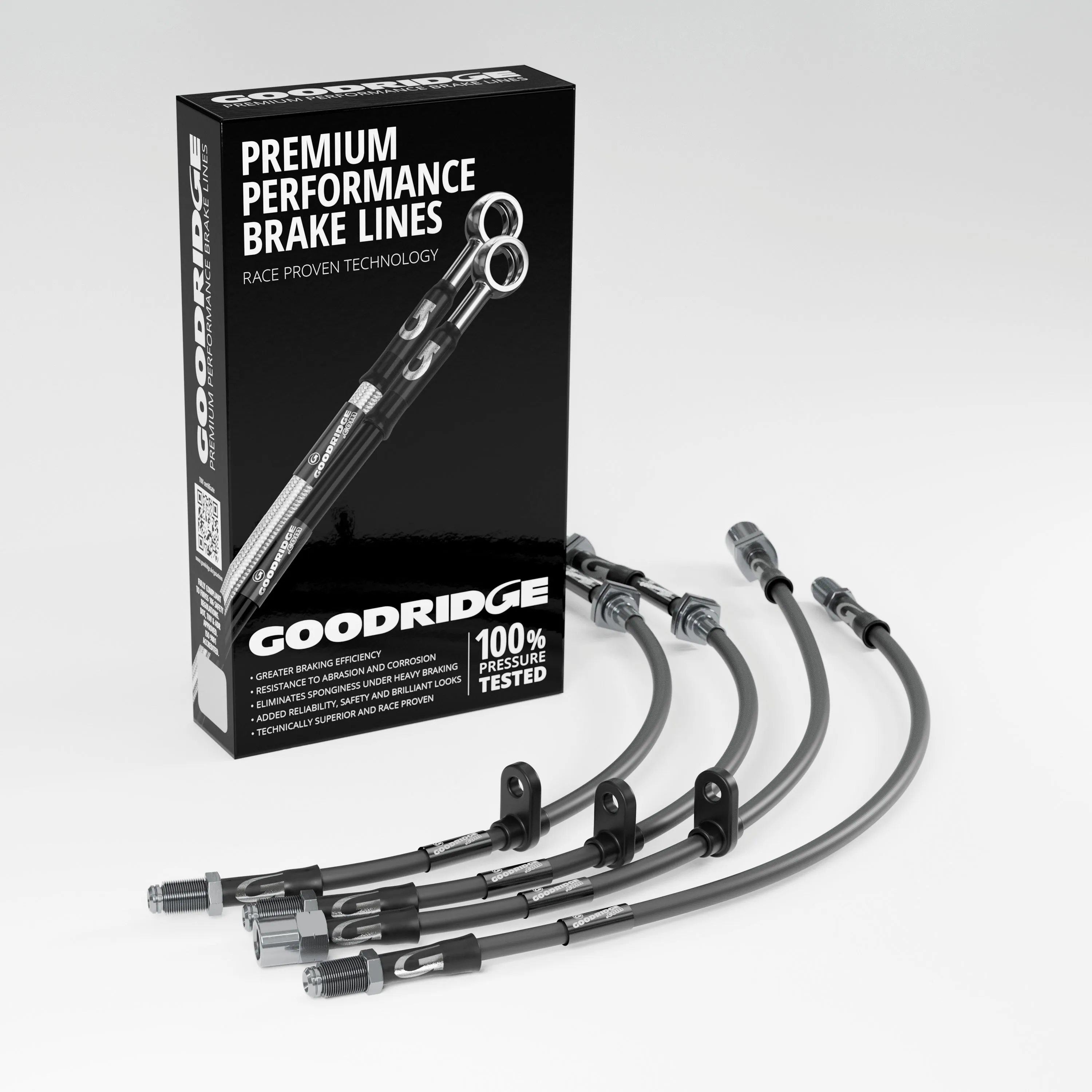BRAKE HOSE KIT FOR SAAB 9-3 CONVERTIBLE 2.0TURBO 2003-