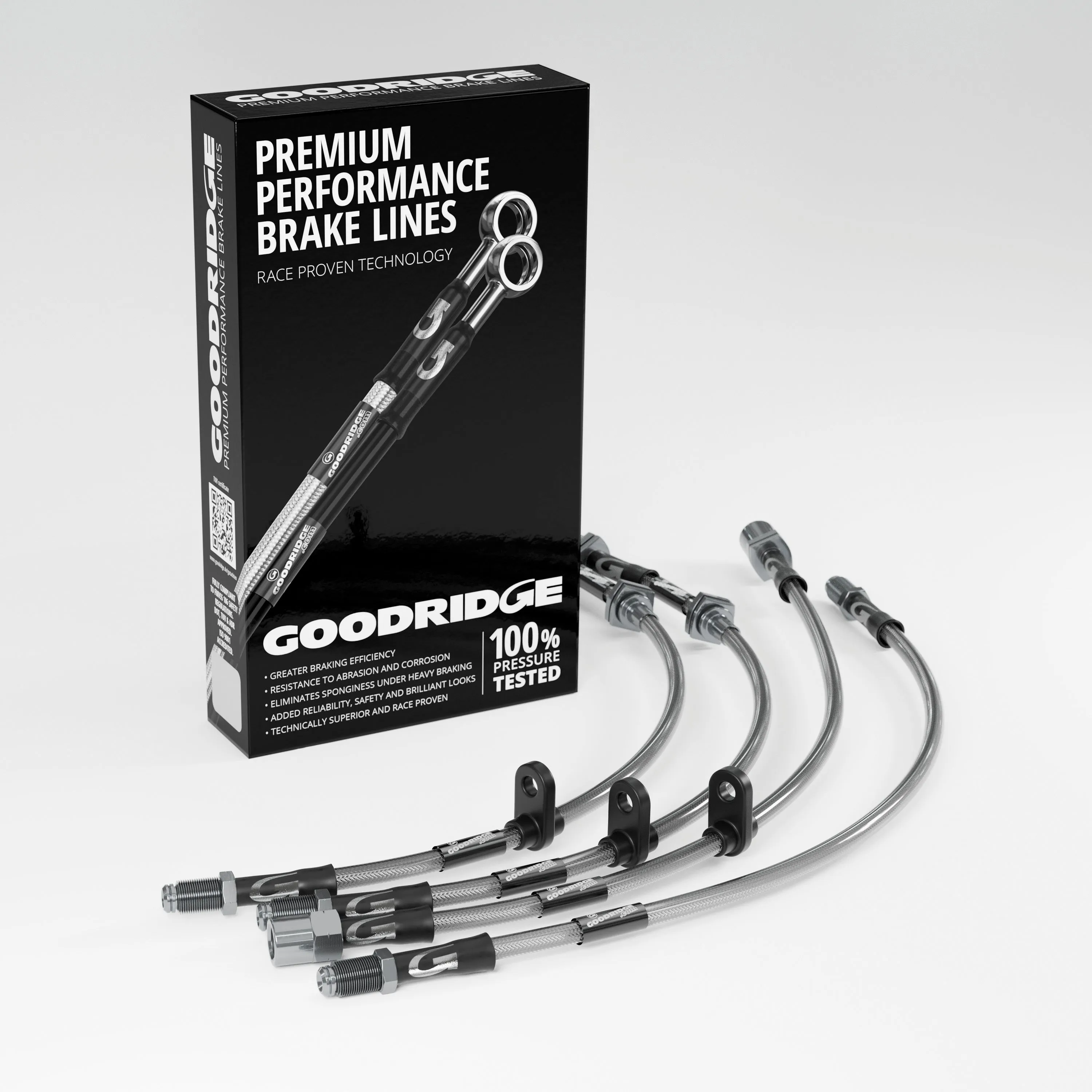 BRAKE HOSE KIT FOR SAAB 9-3 CONVERTIBLE 2.0TURBO 2003-