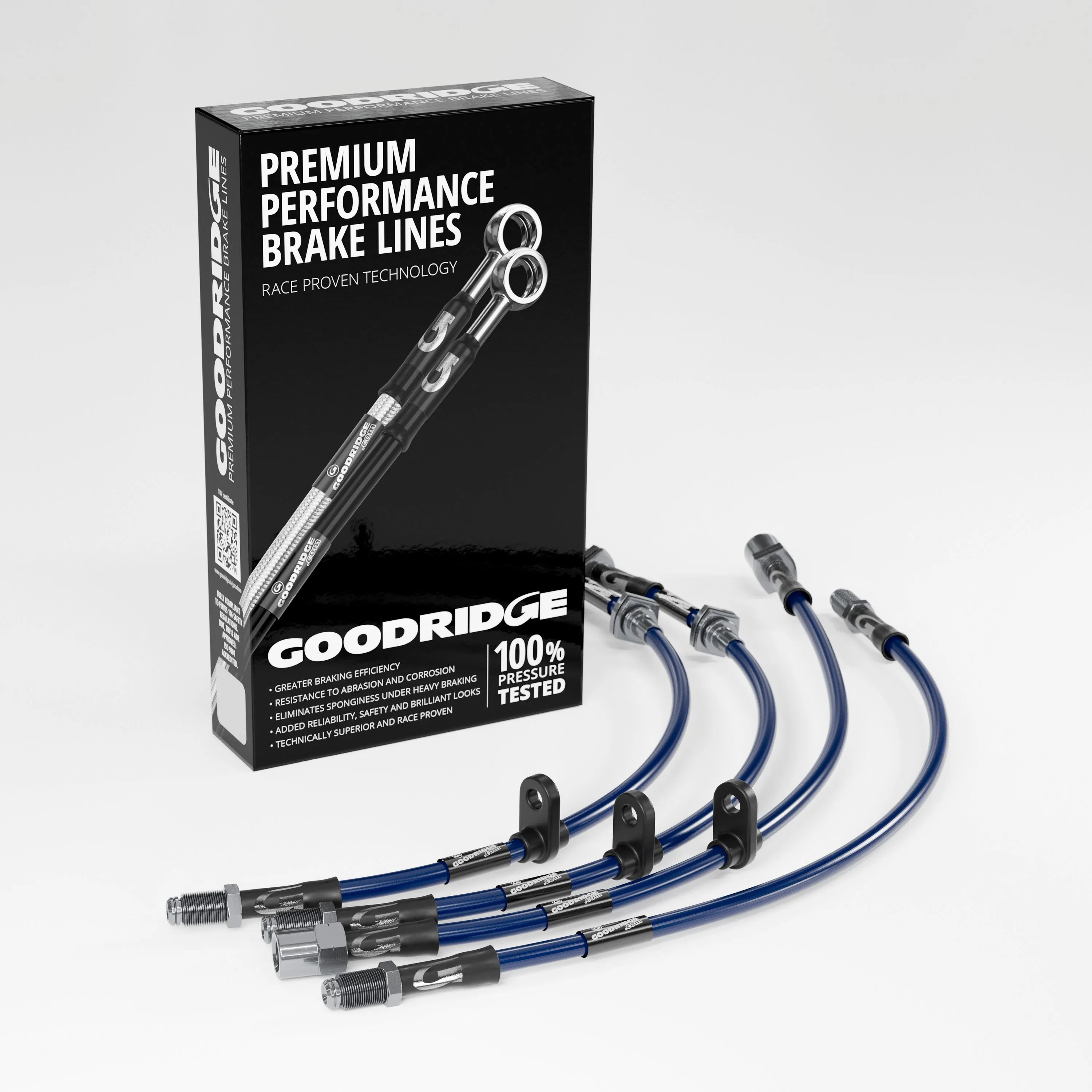 BRAKE HOSE KIT FOR SAAB 9-3 CONVERTIBLE 2.0TURBO 2003-