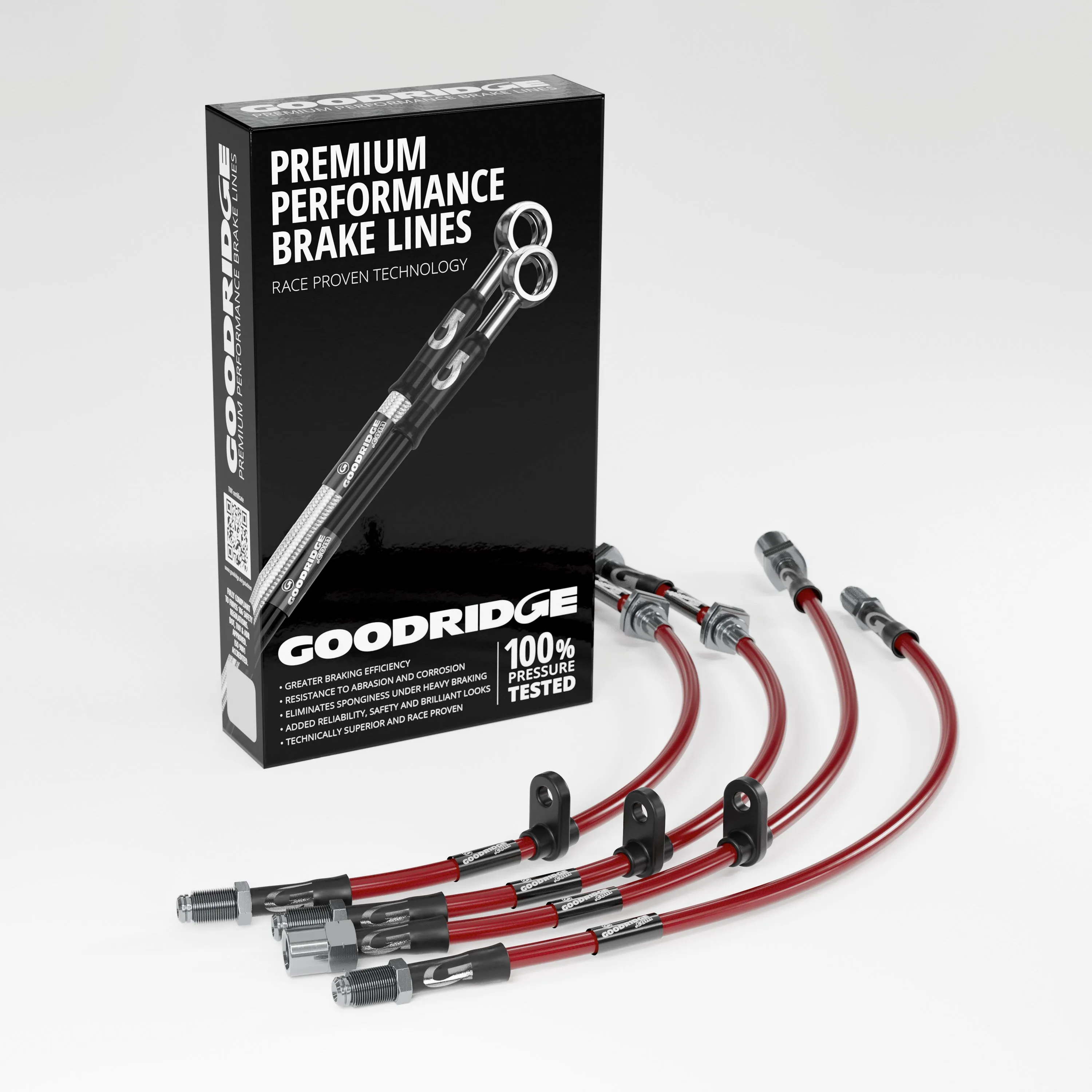 BRAKE HOSE KIT FOR SAAB 9-3 CONVERTIBLE 2.0TURBO 2003-
