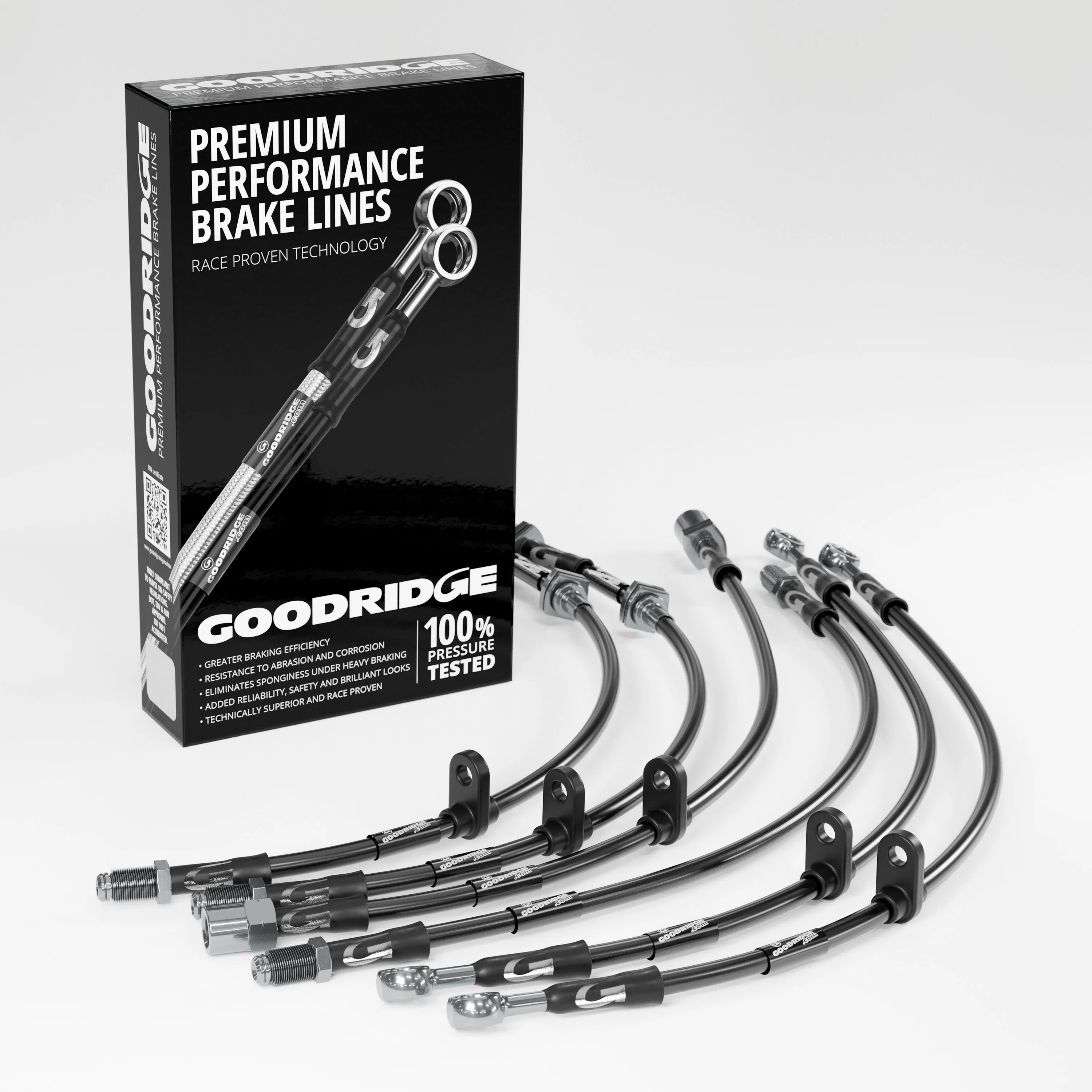 BRAKE HOSE KIT FOR VAUXHALL ASTRA MK4 CONVERTIBLE 'G' 1.8 REAR DISCS 2001-2006