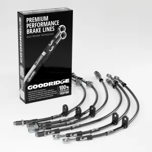 BRAKE HOSE KIT FOR VAUXHALL ASTRA MK4 CONVERTIBLE 'G' 1.8 REAR DISCS 2001-2006