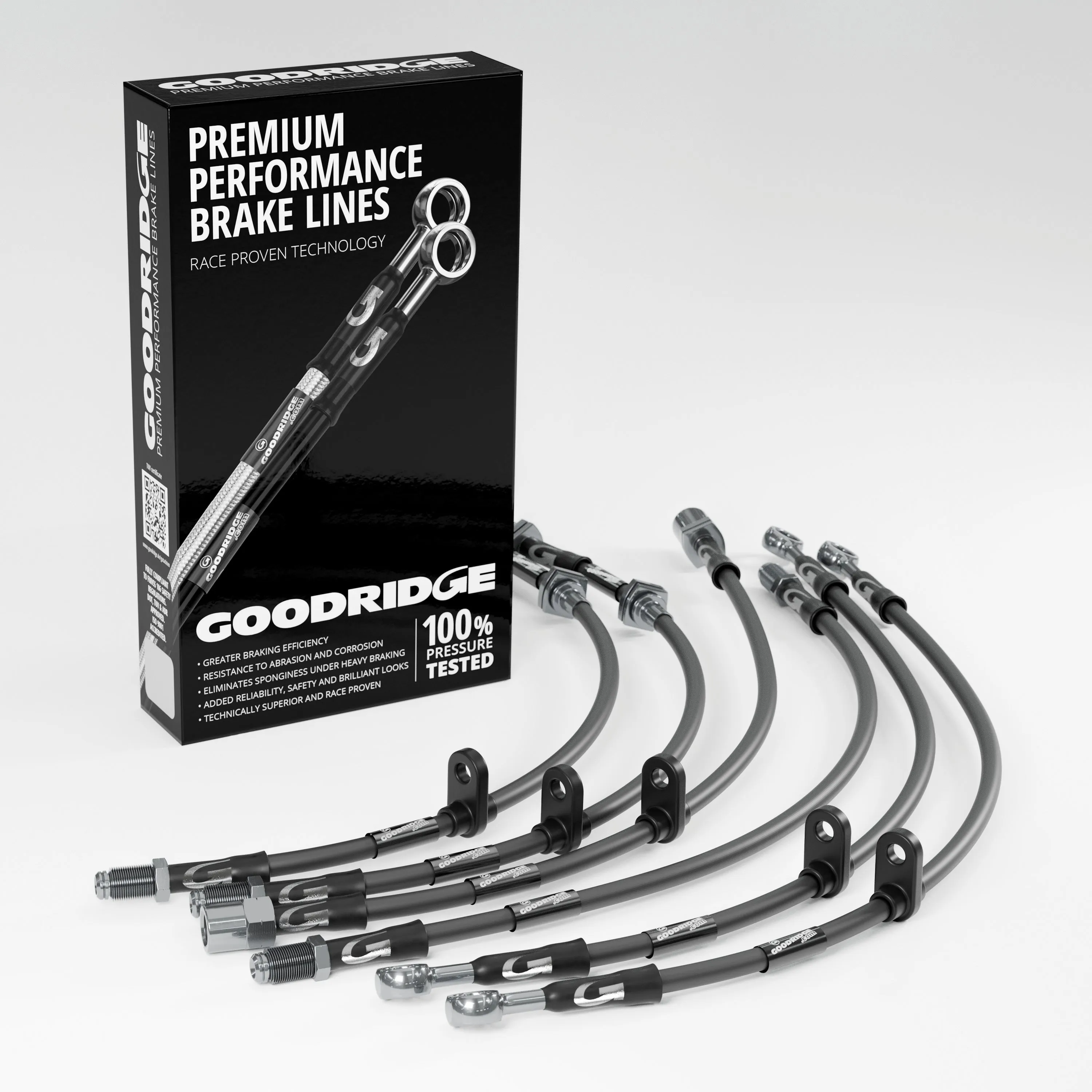 BRAKE HOSE KIT FOR VAUXHALL ASTRA MK4 CONVERTIBLE 'G' 1.8 REAR DISCS 2001-2006