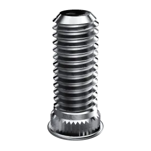Broaching Stud, Phosphor Bronze CDA-510, Electro Tin, Metric, M5x0.8 x 10, 100 Pack
