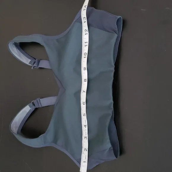 Brooks Convertible Sports Bra Gray High Support Crossback Added Support 34C