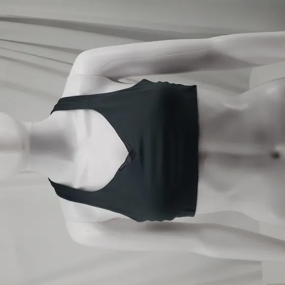 Brooks Convertible Sports Bra Gray High Support Crossback Added Support 34C