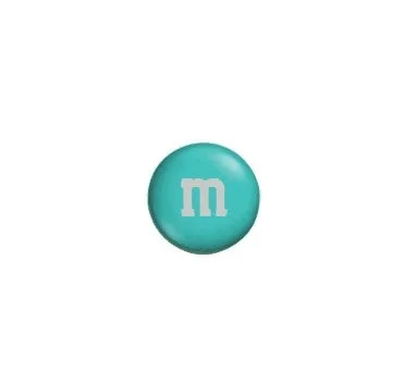 Bulk Aqua Green M&M's 2pounds M&M Colorworks