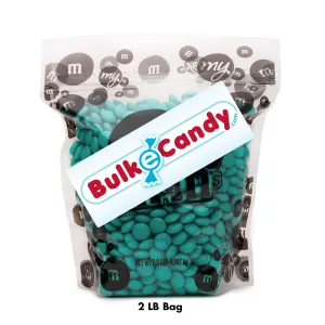 Bulk Aqua Green M&M's 2pounds M&M Colorworks