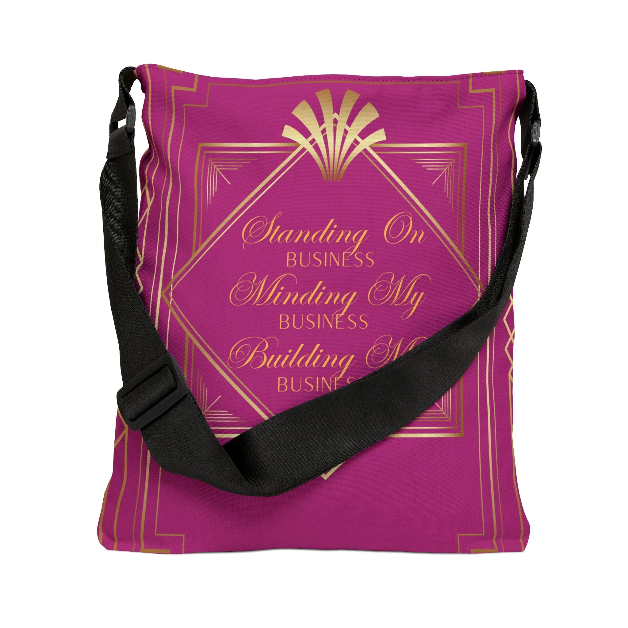 Business 2 (Pink) Adjustable Tote Bag (AOP)