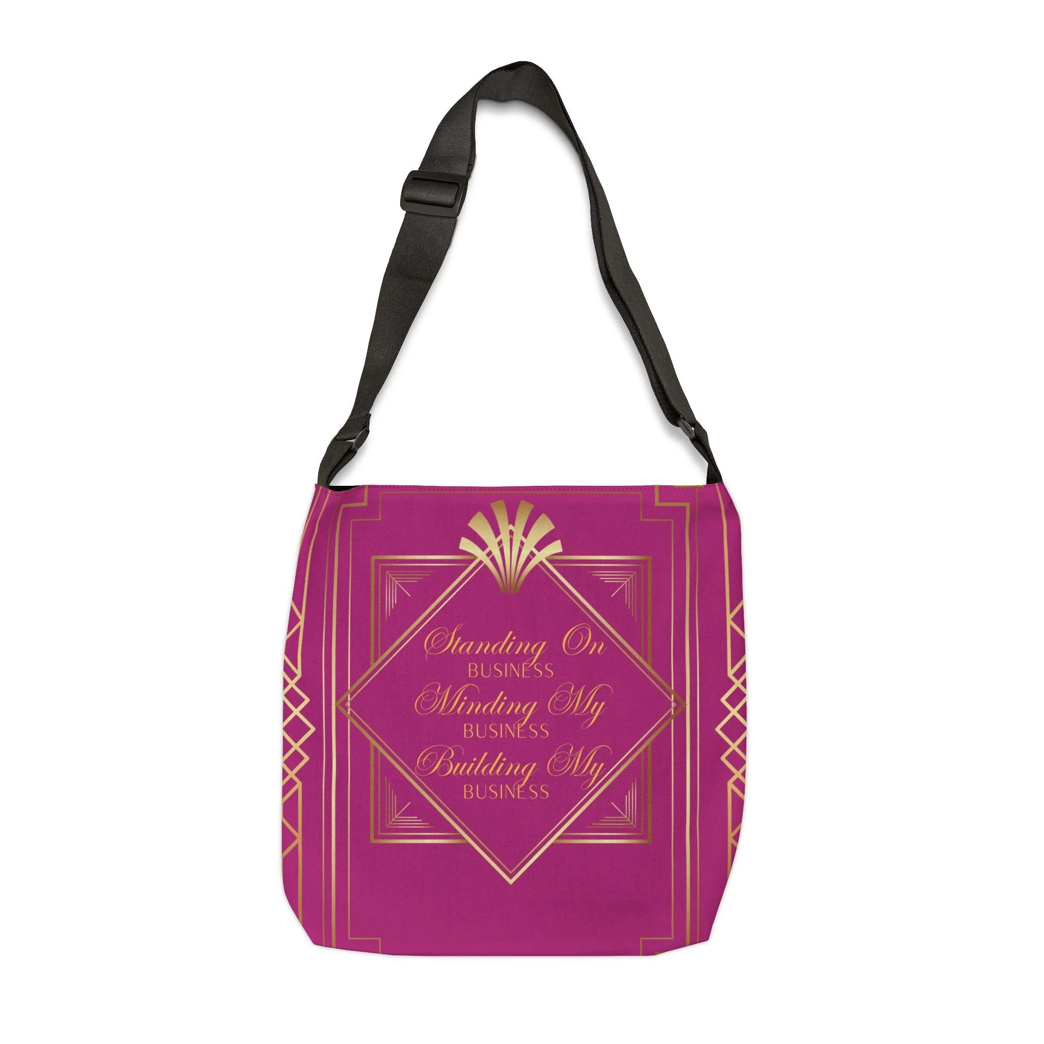 Business 2 (Pink) Adjustable Tote Bag (AOP)